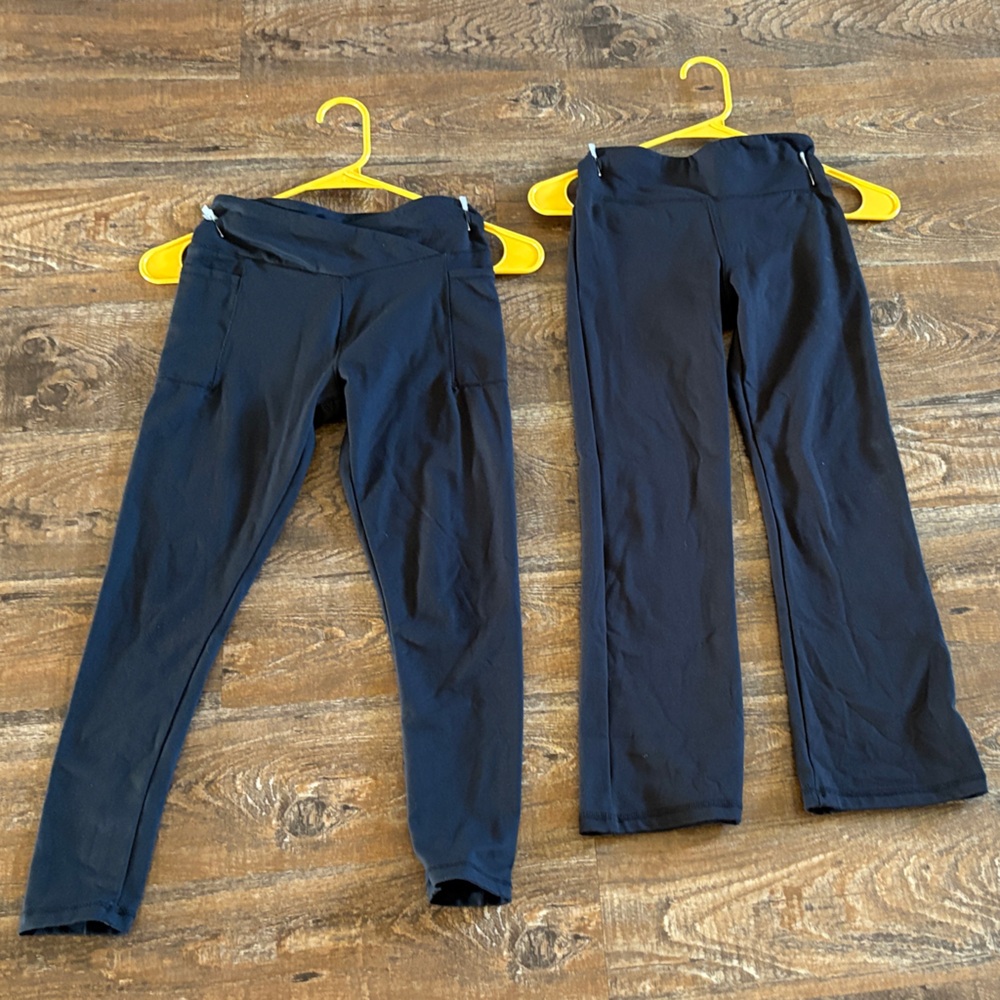 2 pair Girls Danskins yoga pants